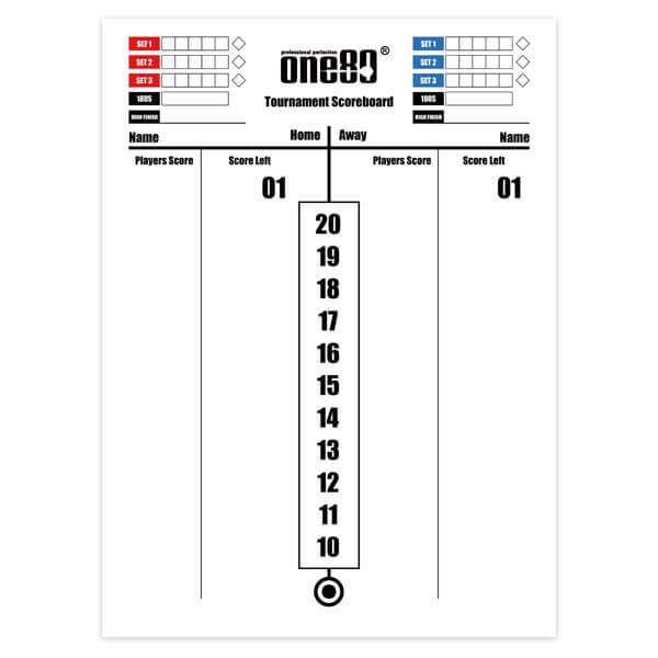 One80 Tournament XL Scoretavle