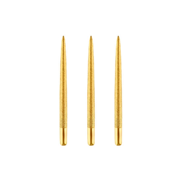 One80 Long Taper Guld Sanded Spidser 36 mm