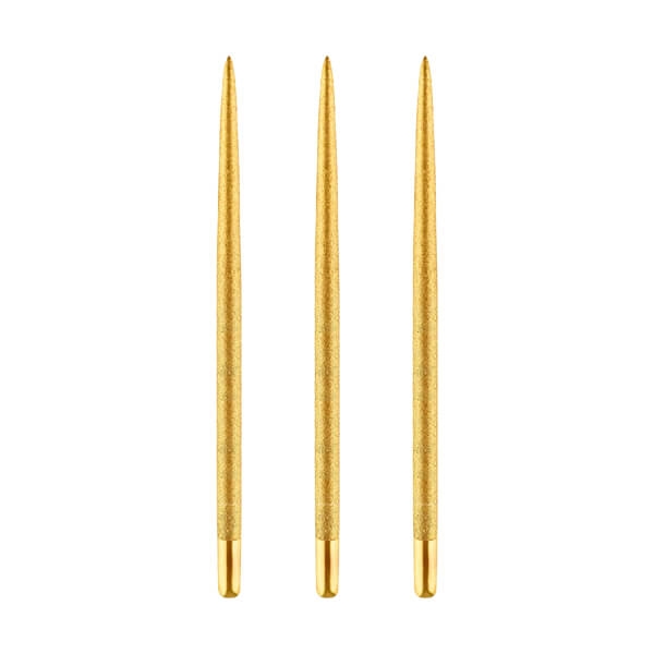 One80 Long Taper Guld Sanded Spidser 50 mm