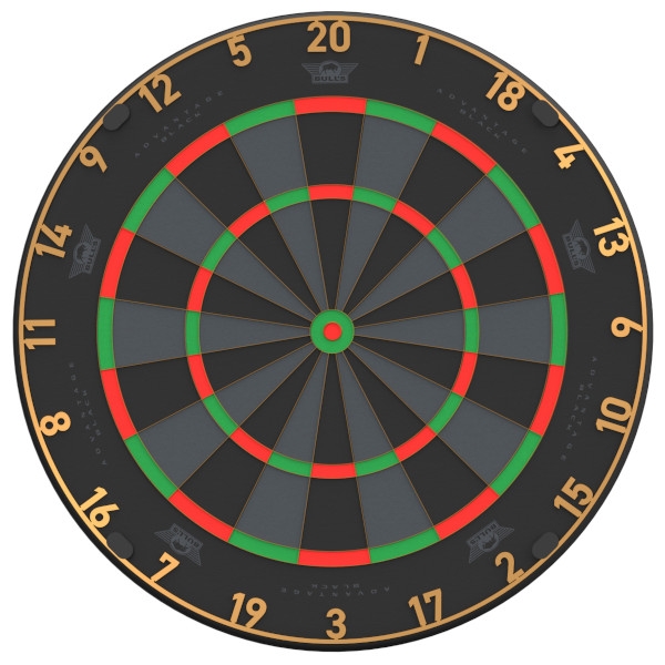 Bull\'s Advantage Black Dartskive